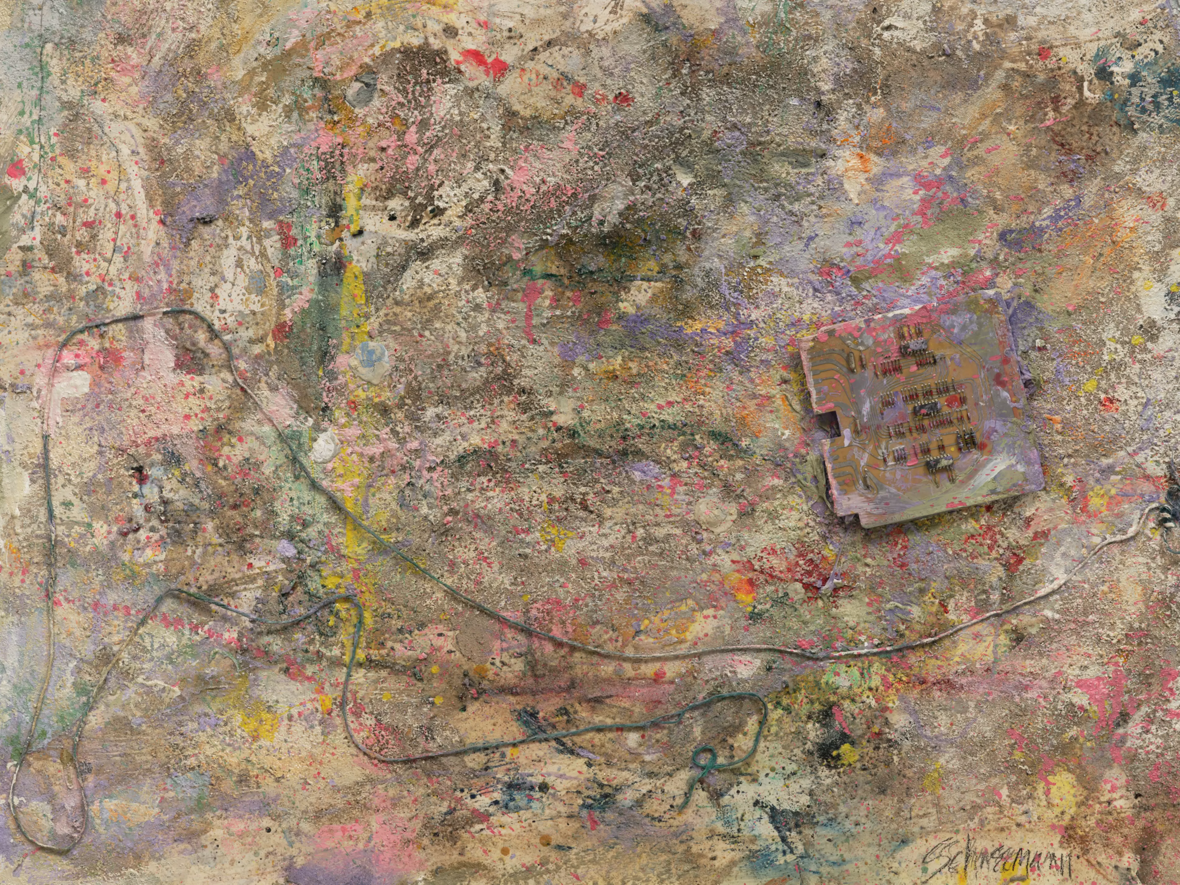 Untitled (Dust Painting IX) by Carolee Schneemann