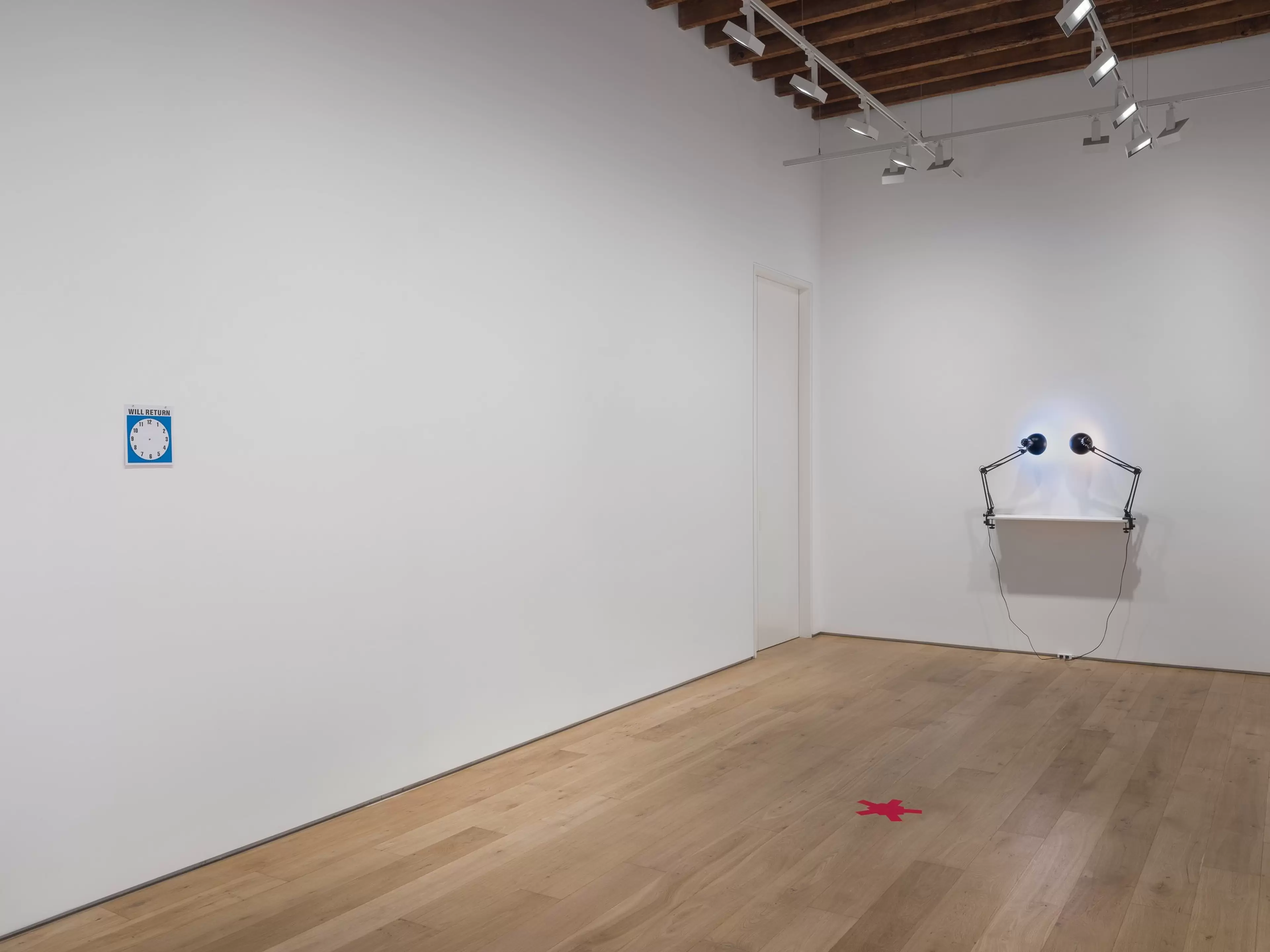 Installation view of ‘Ceal Floyer: Will Return’, Lisson Shanghai © The Estate of Ceal Floyer. Courtesy Lisson. Photography by Alessandro Wang