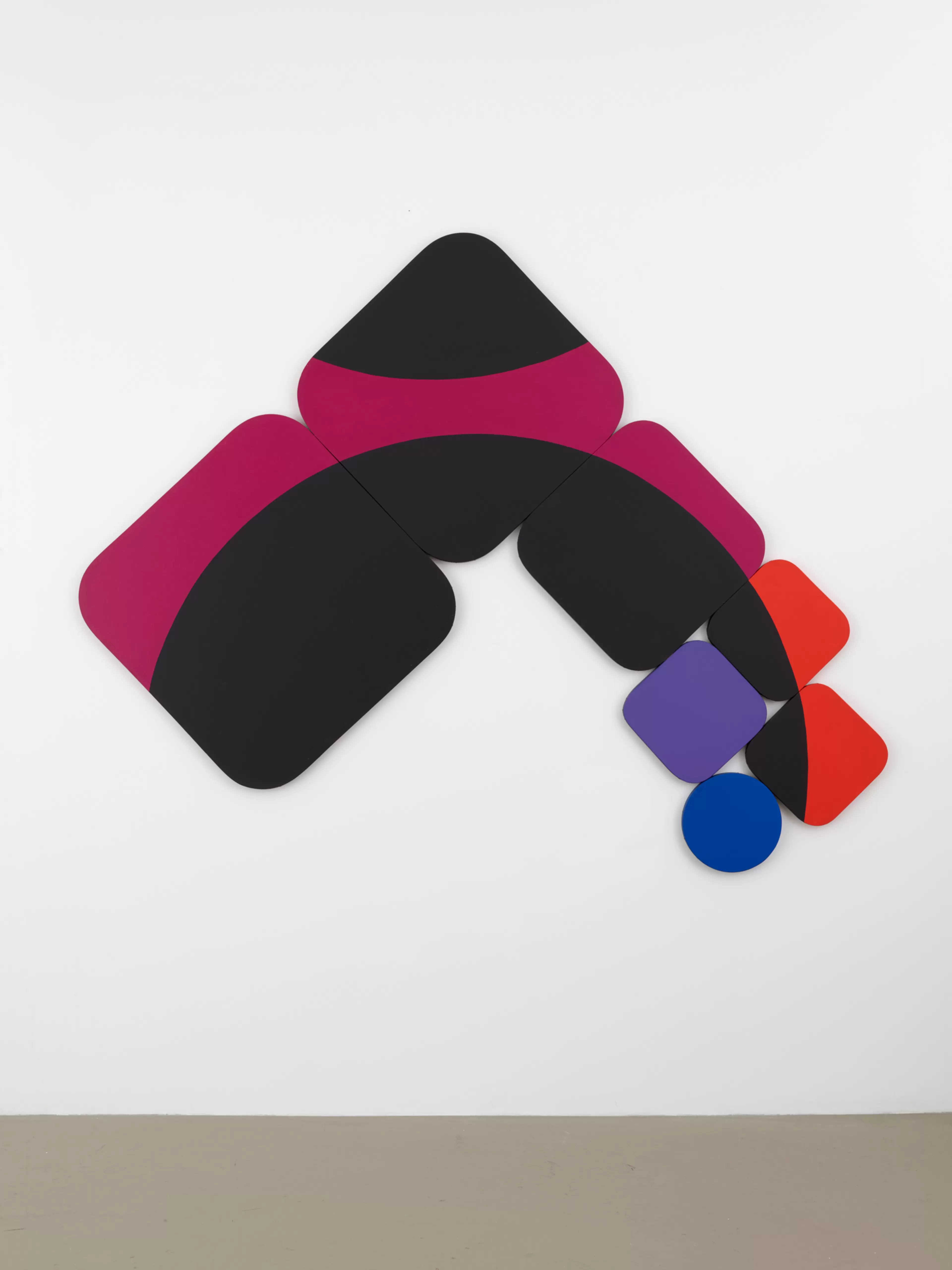 Blue Circle Accent by Leon Polk Smith