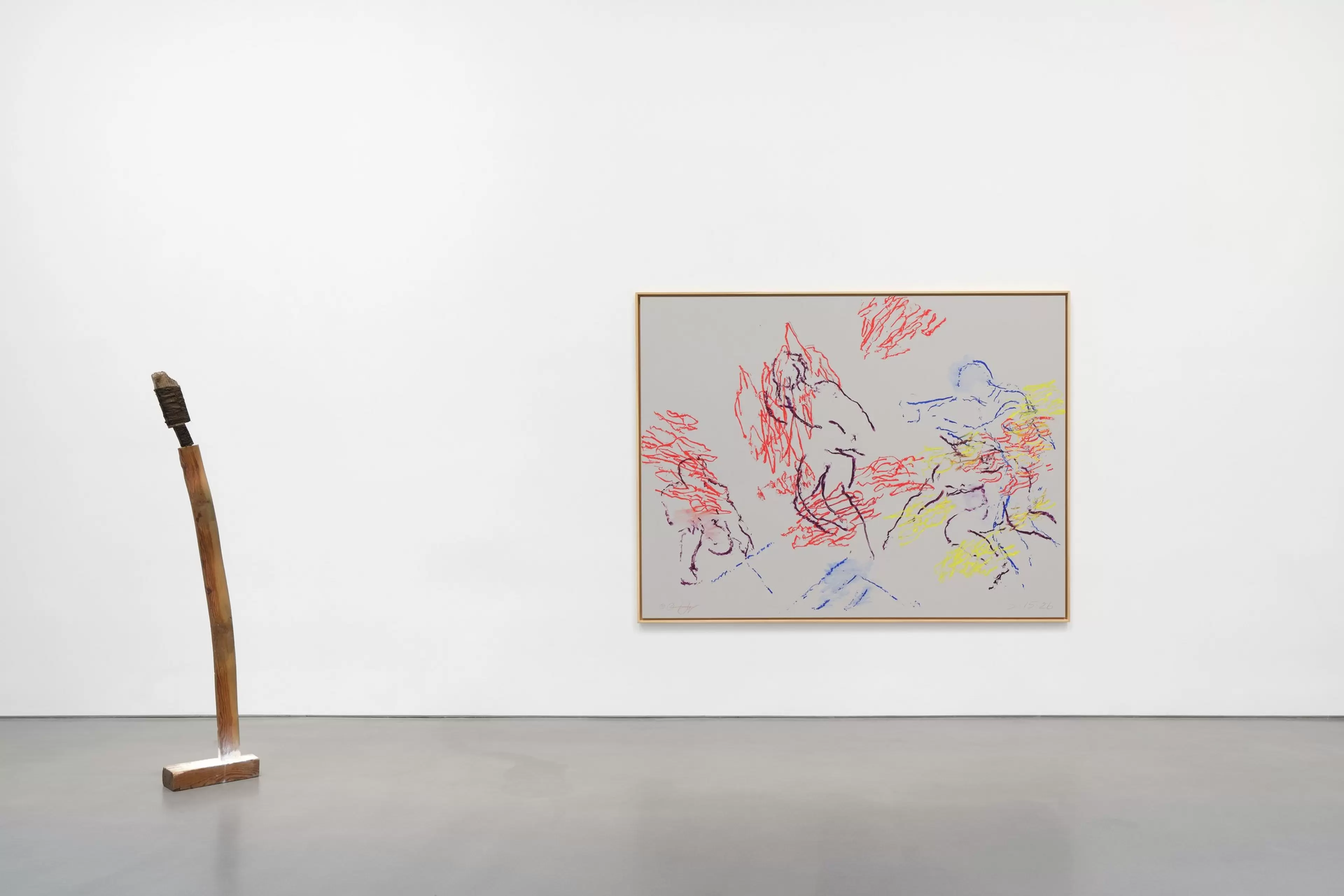 Installation view of ‘Oliver Lee Jackson: Form Follows Feeling,’ Lisson Los Angeles,18 September – 7 November 2026