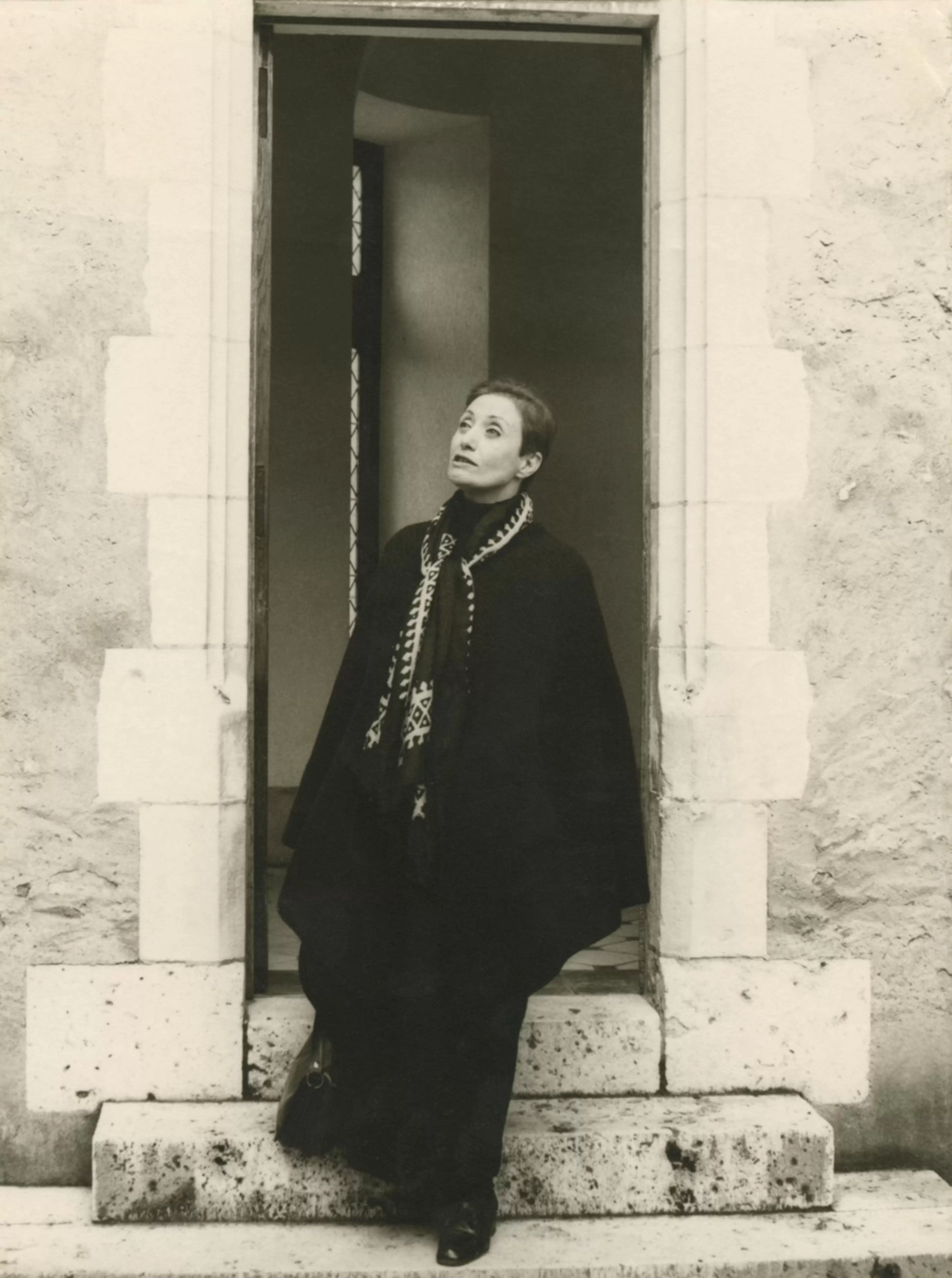 Portrait of Huguette Caland. France, 1970s. Photo by Mustafa Ariss. © Huguette Caland Estate