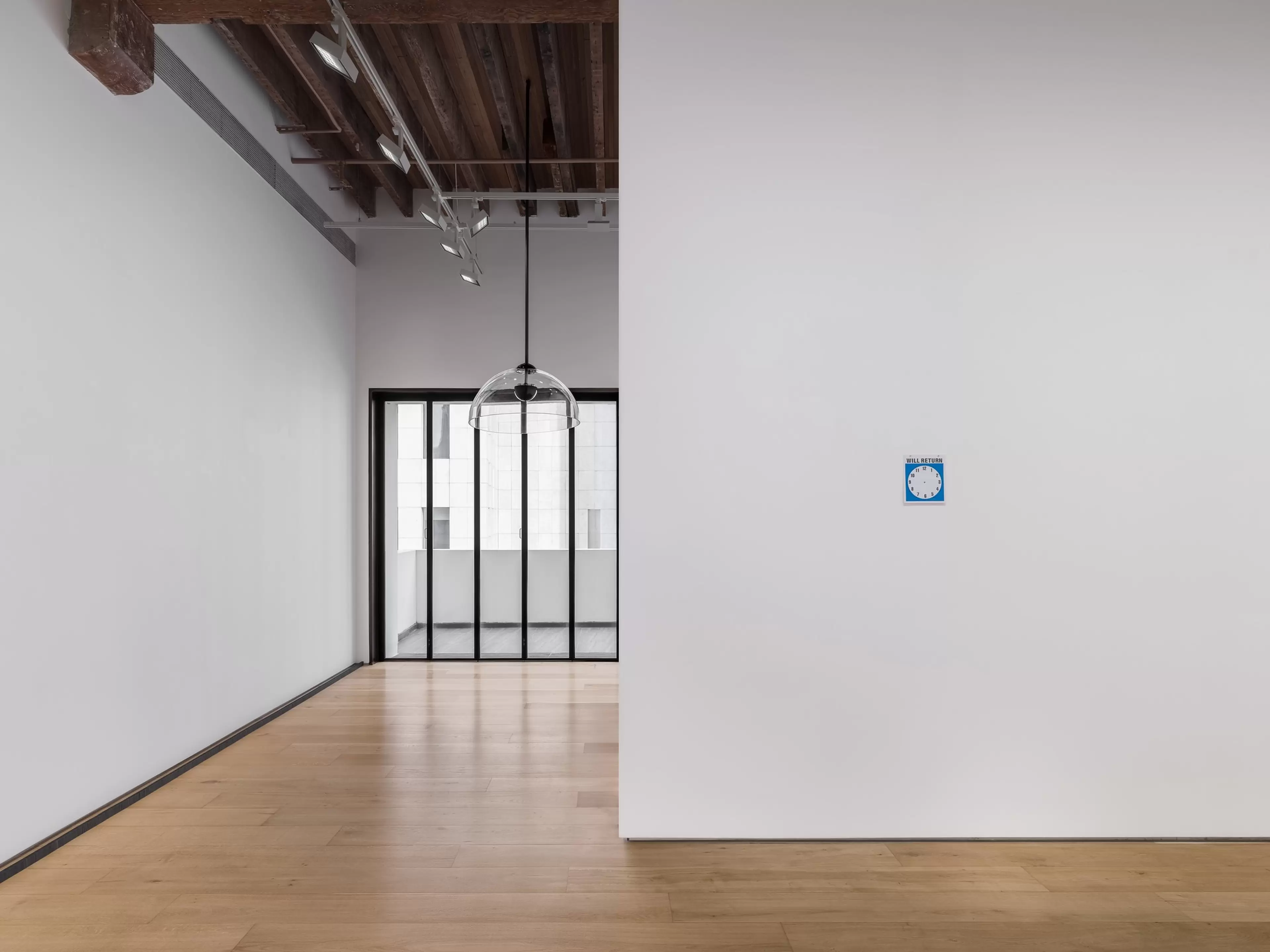 Installation view of ‘Ceal Floyer: Will Return’, Lisson Shanghai © The Estate of Ceal Floyer. Courtesy Lisson. Photography by Alessandro Wang