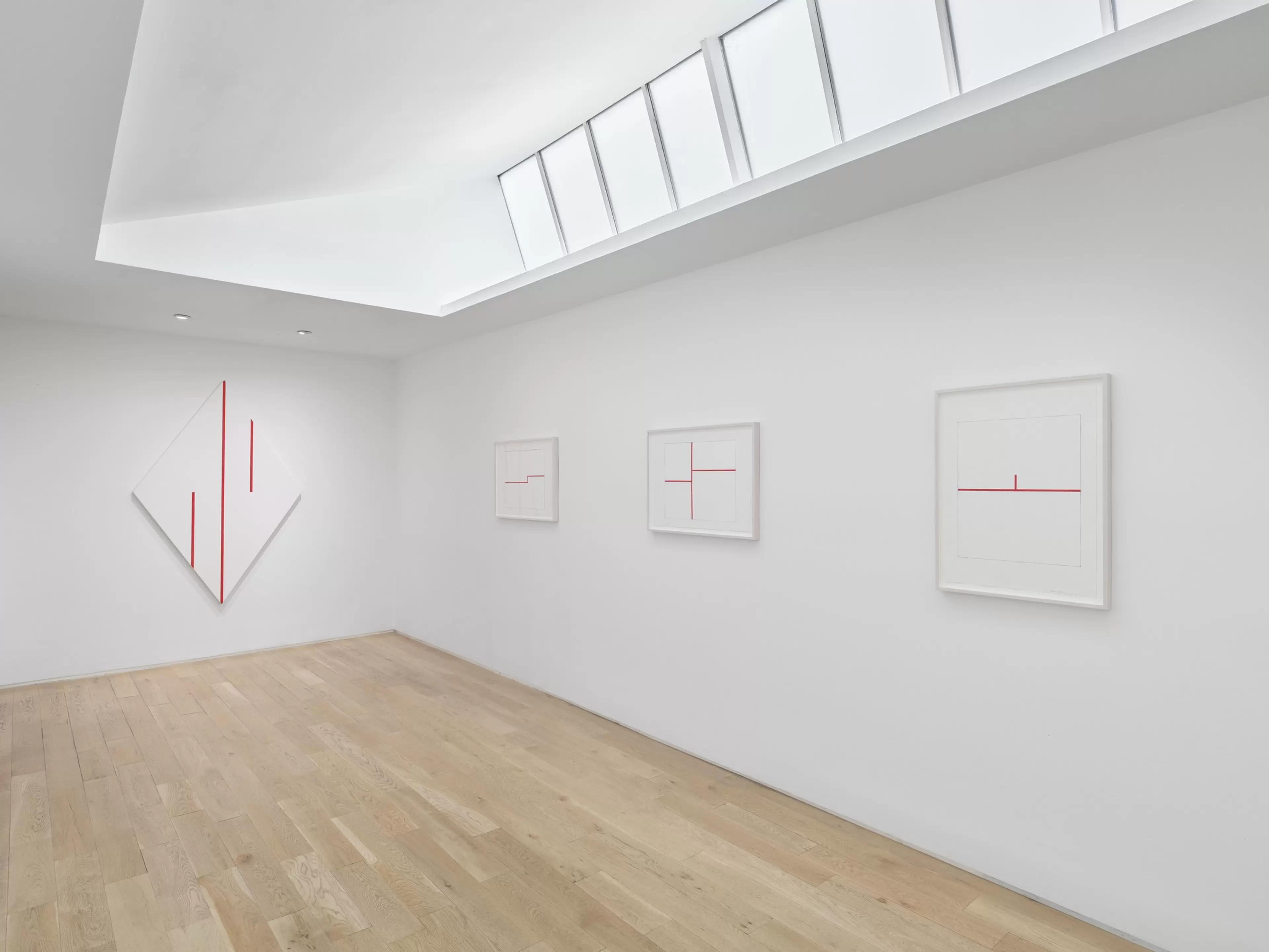 Installation view of ‘Carmen Herrera,’ Lisson London, 24 September – 7 November 2026 ©️ Estate of Carmen Herrera; Courtesy Lisson
