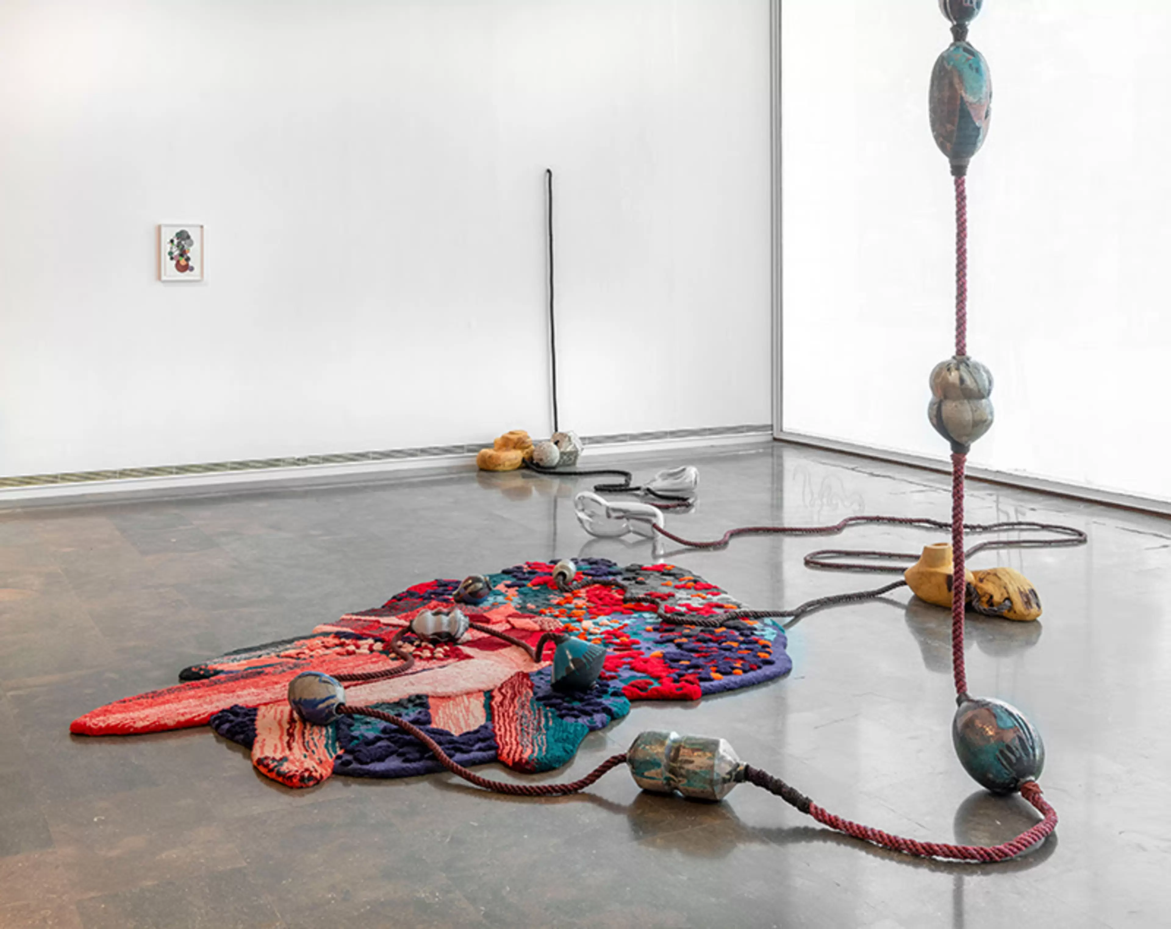 Loaded tears turned to rock by Otobong Nkanga