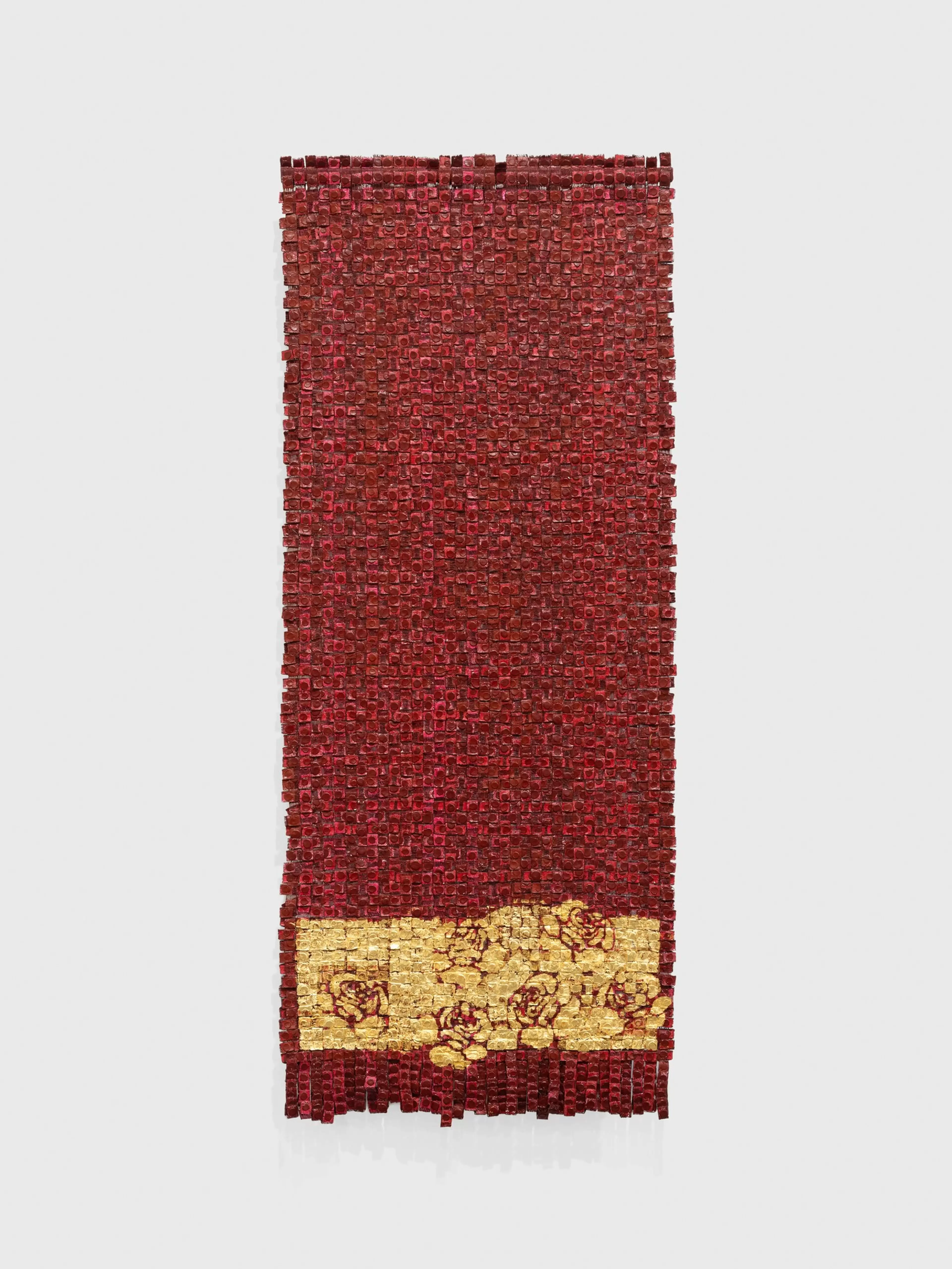 Olga de Amaral, Red Textile Tapestry