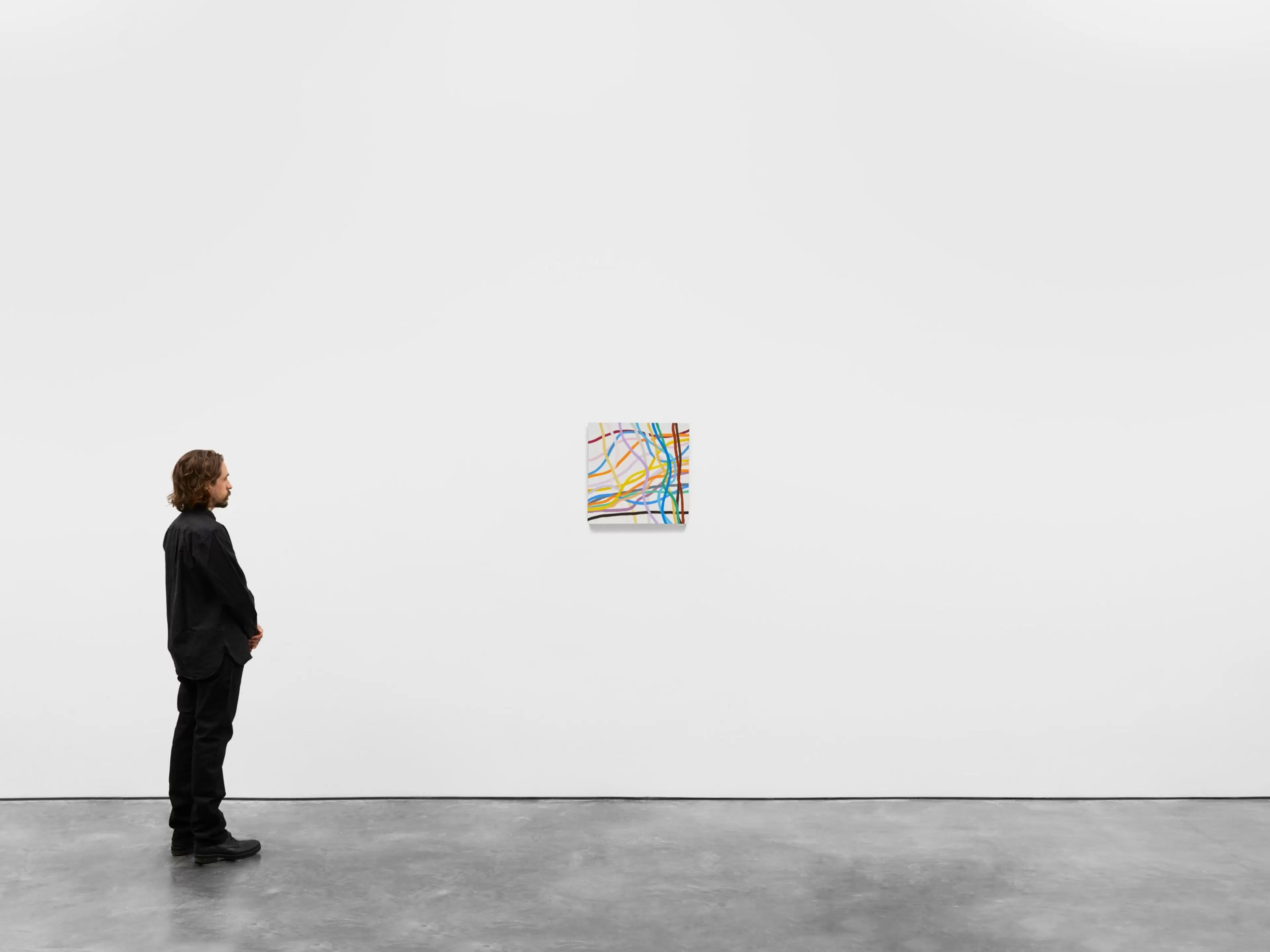 After La Grande Jatte (Spectrophotometric #11: baby, soldier’s uniform, trumpeter’s hat, girl’s hair) by Spencer Finch