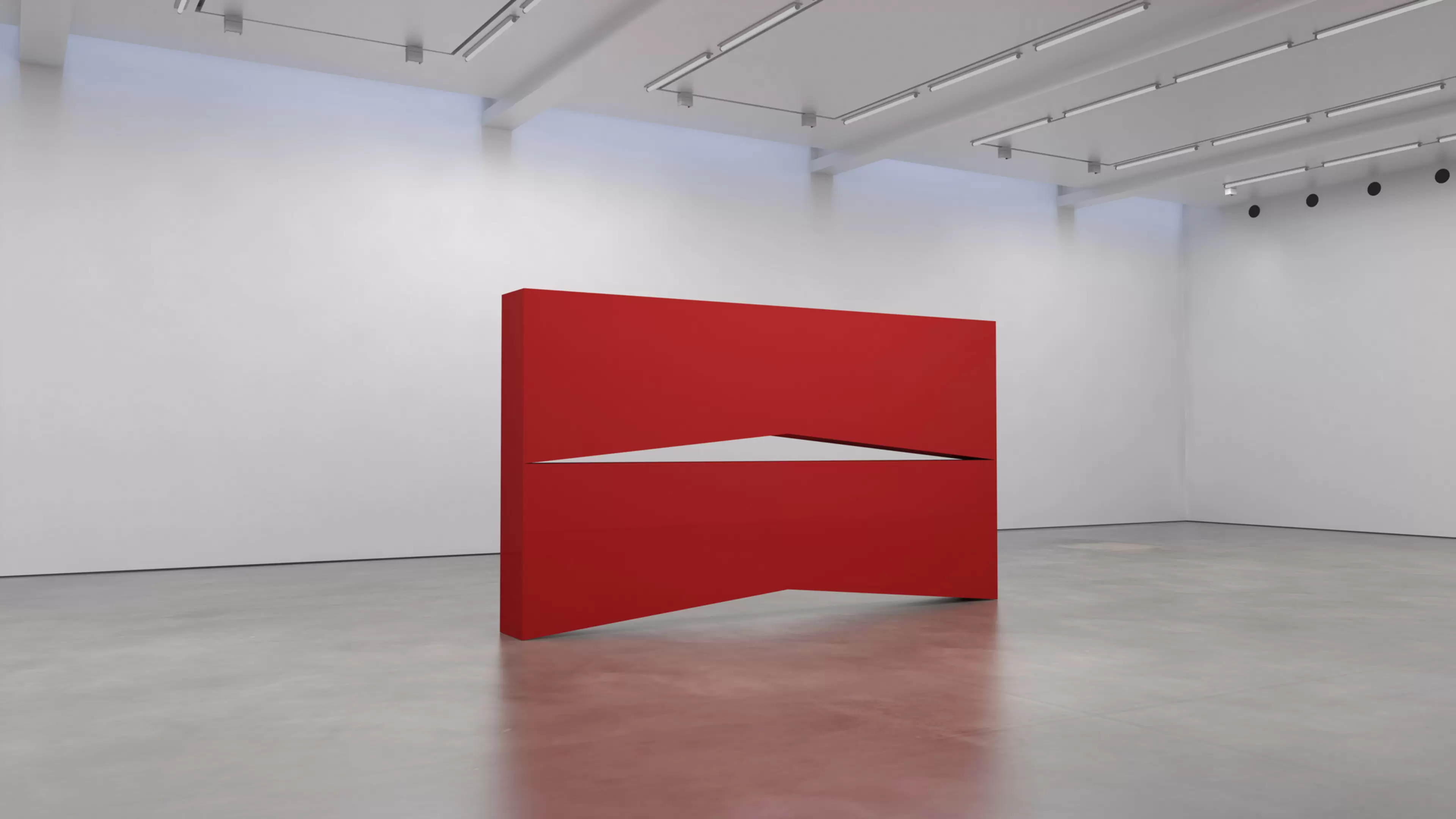 Gemini (Red) by Carmen Herrera