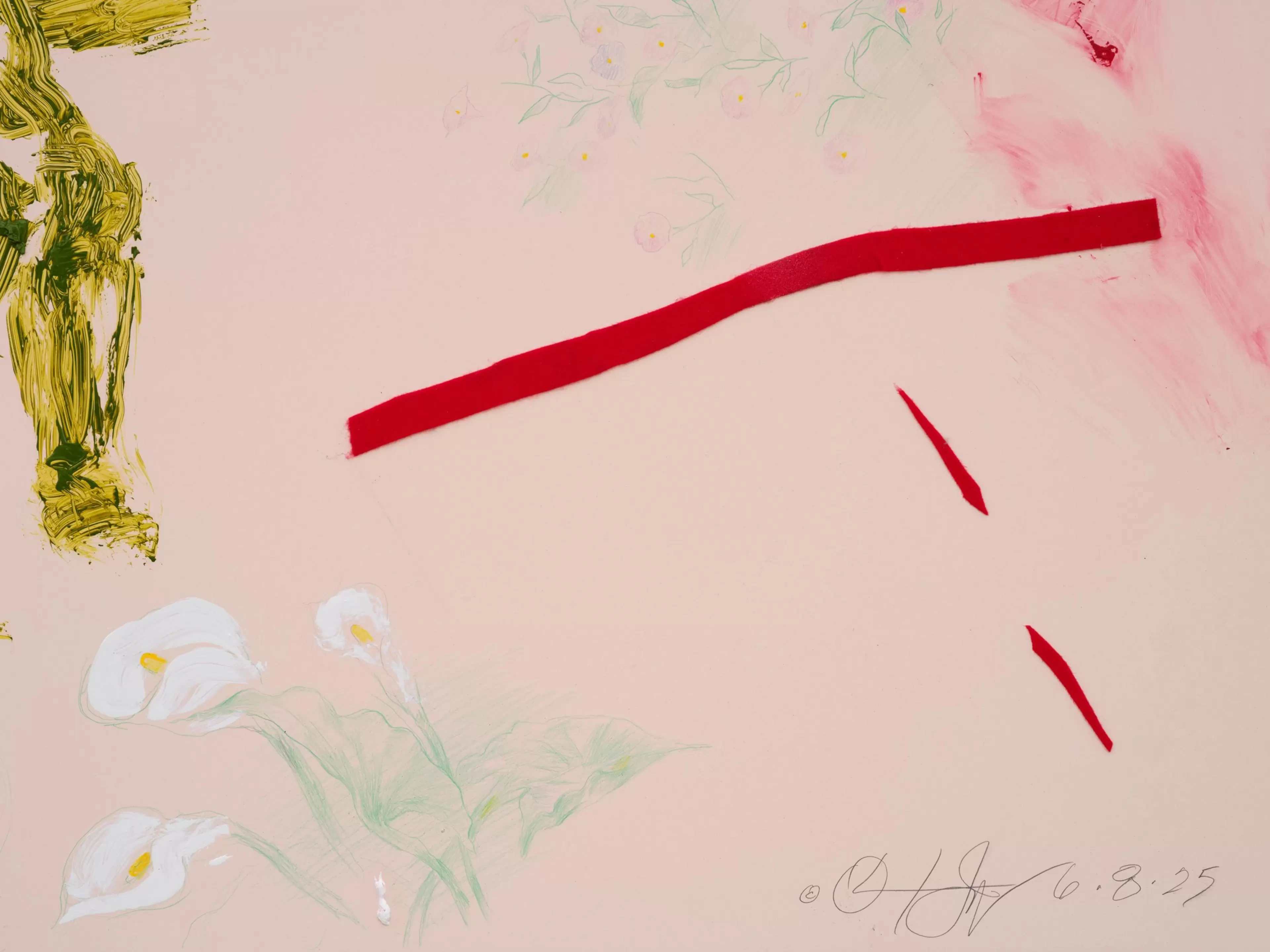 Untitled Painting (6.8.25) by Oliver Lee Jackson