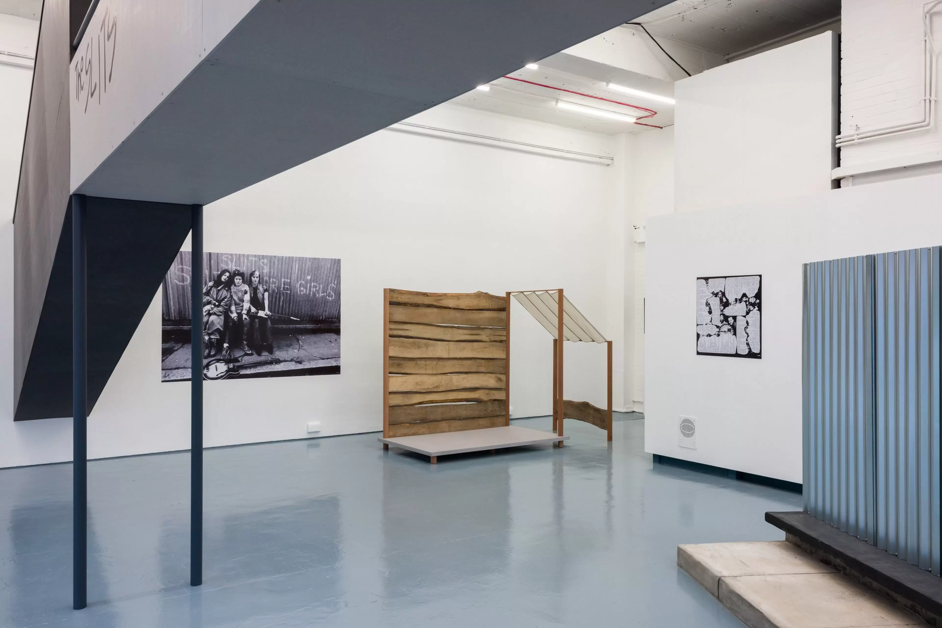 Installation view of The Showroom