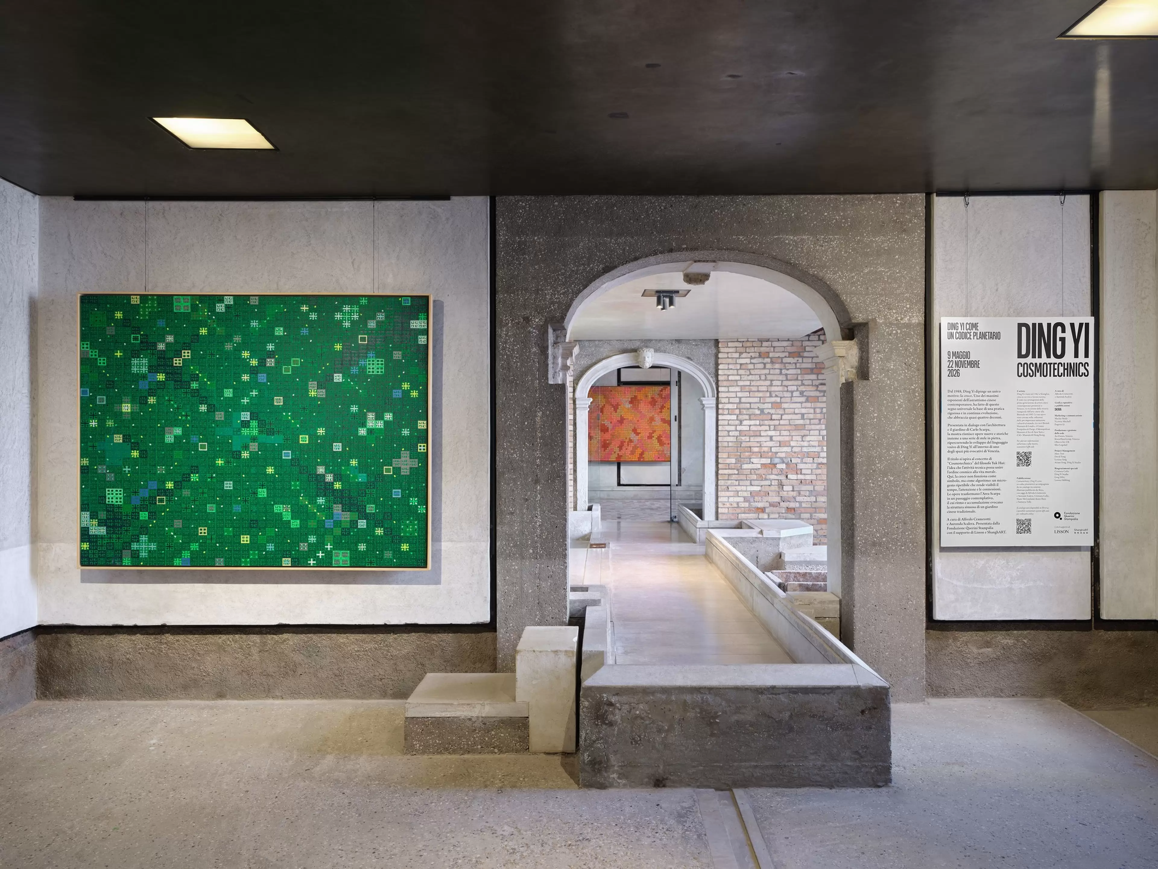 Ding Yi at Fondazione Querini Stampalia during 61st International Art Exhibition of La Biennale di Venezia, Italy