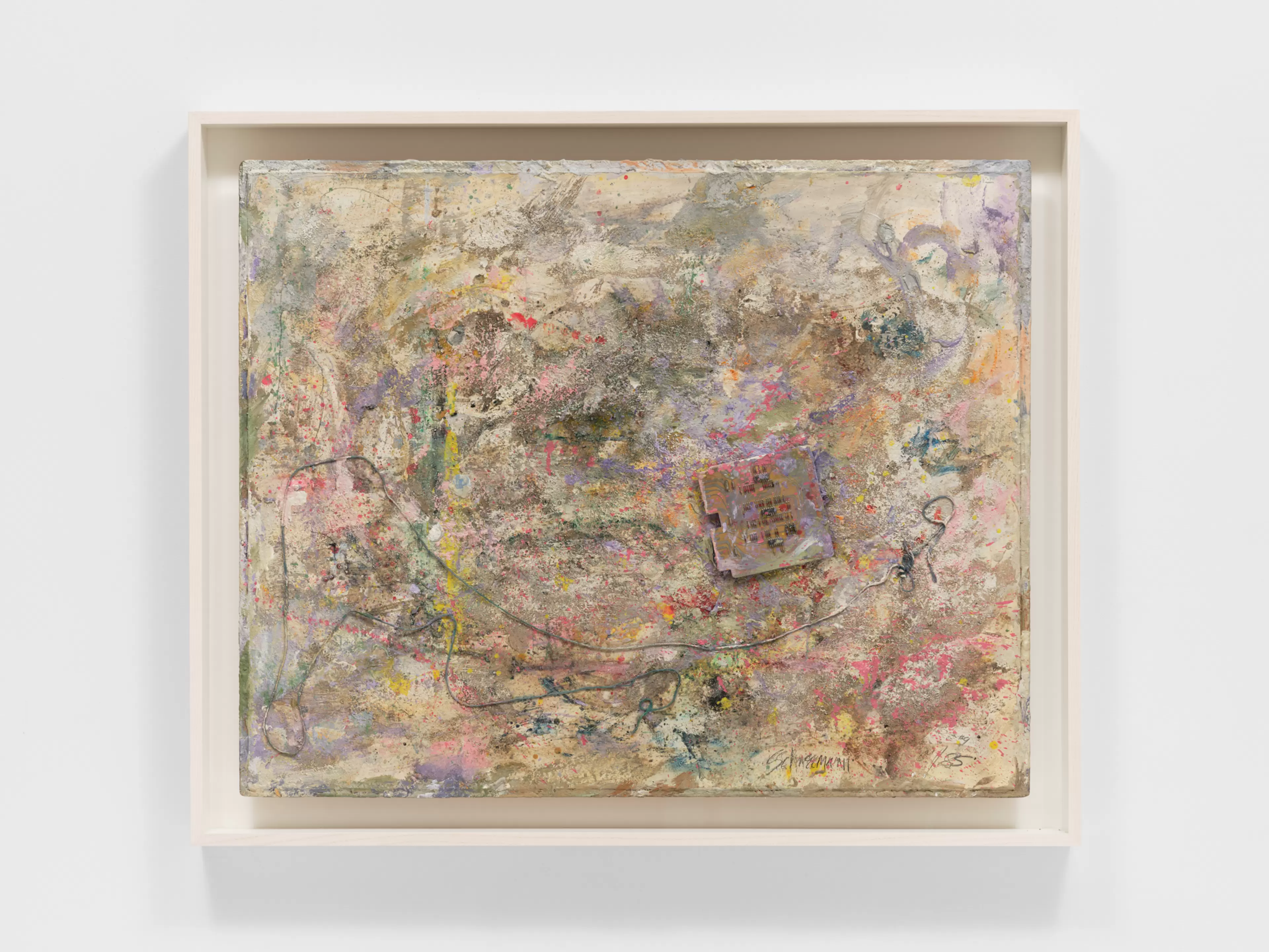 Untitled (Dust Painting IX) by Carolee Schneemann