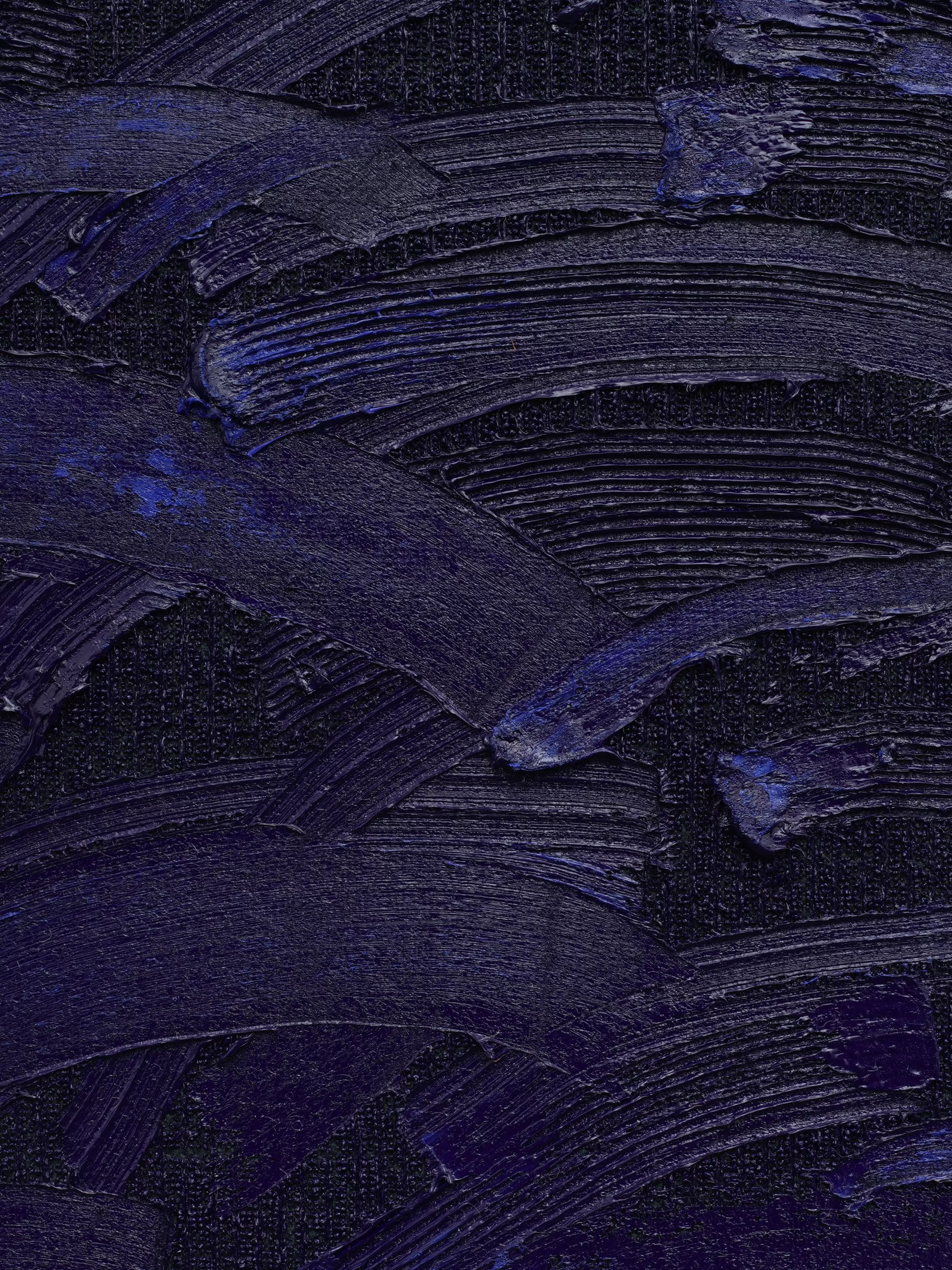 Ha Chong-Hyun, Conjunction 25-39, 2025. Oil on hemp cloth.