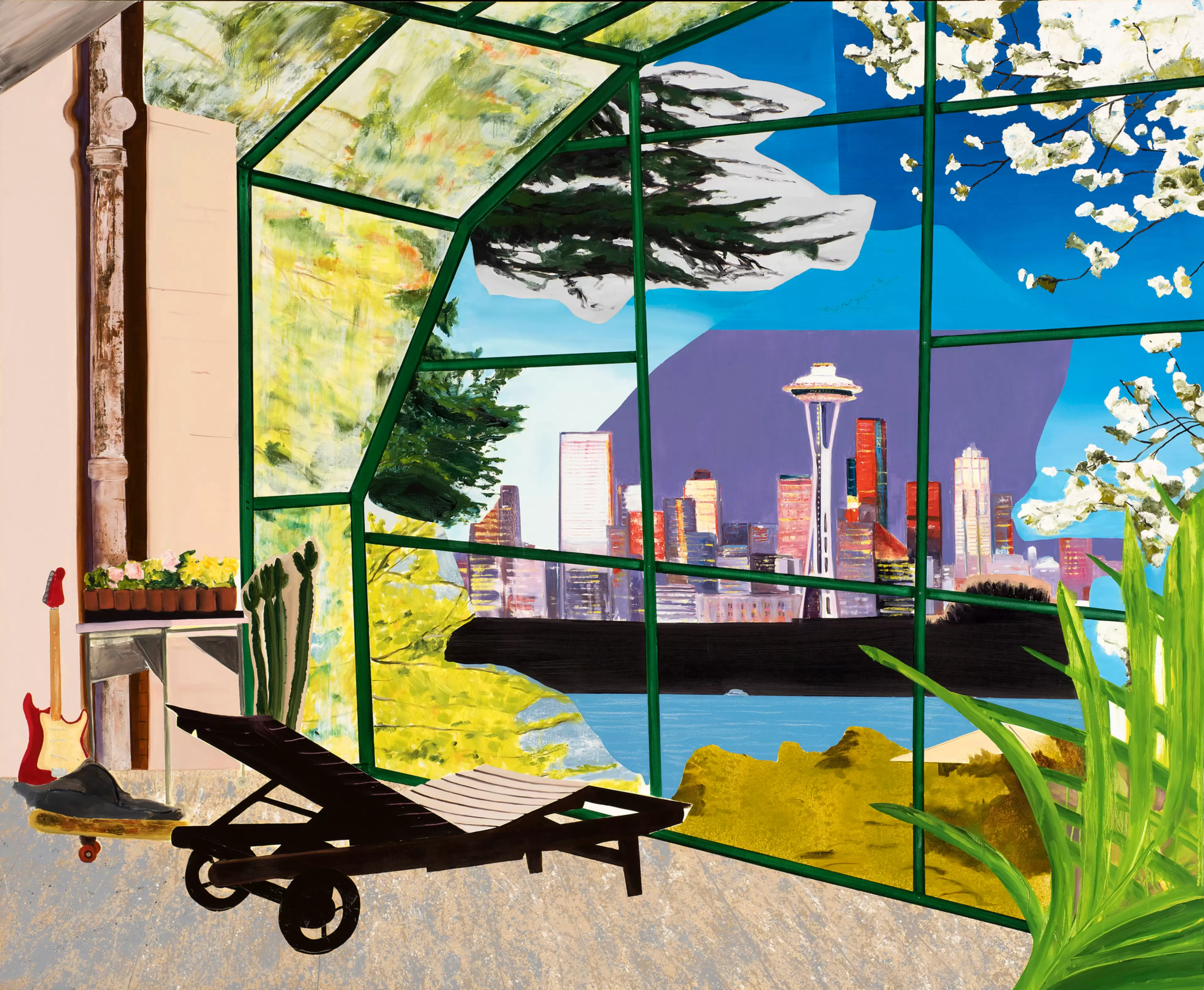 Kurt Cobain’s Greenhouse by Dexter Dalwood