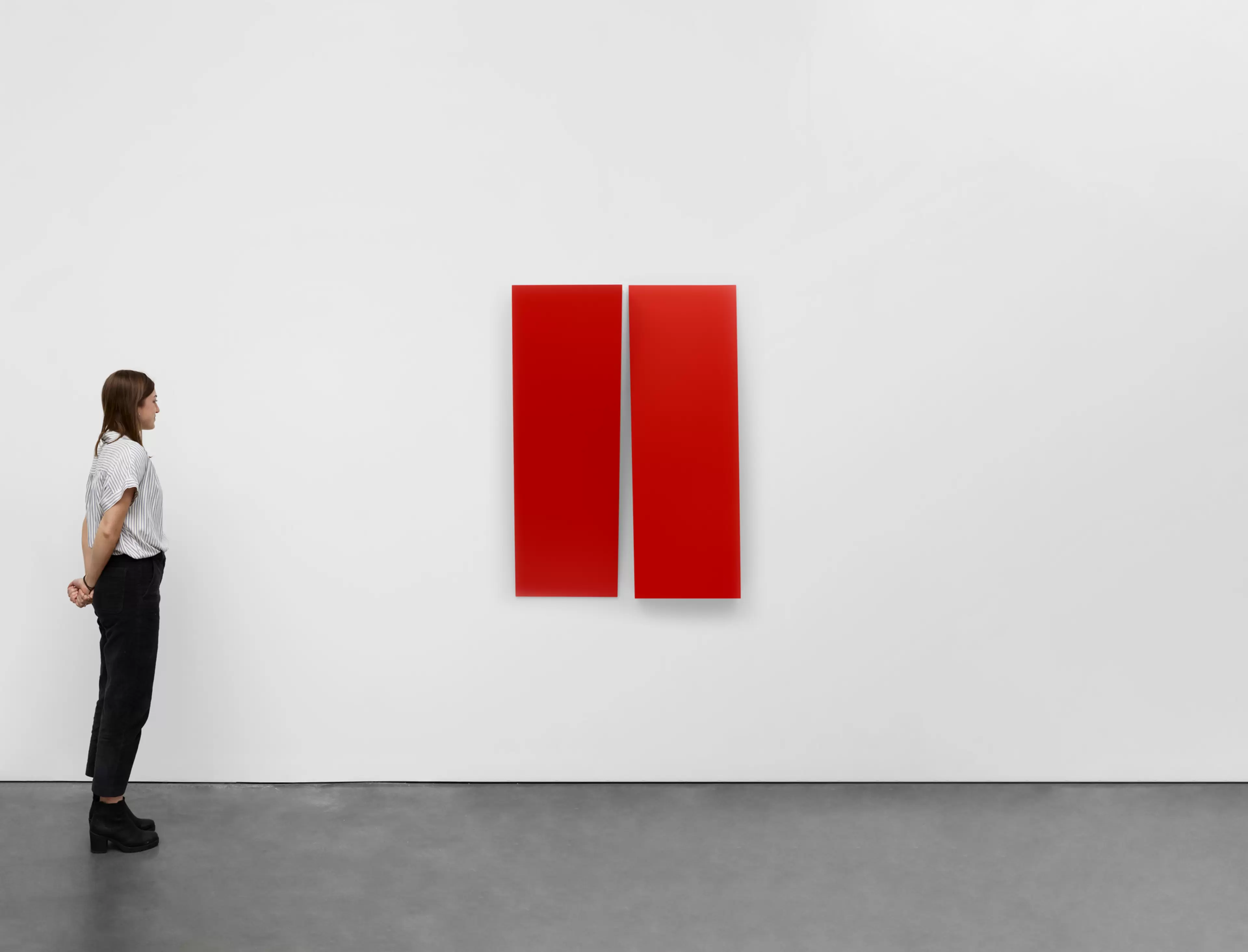 Carmen Herrera, Untitled Estructura (Red) (1966/2016)