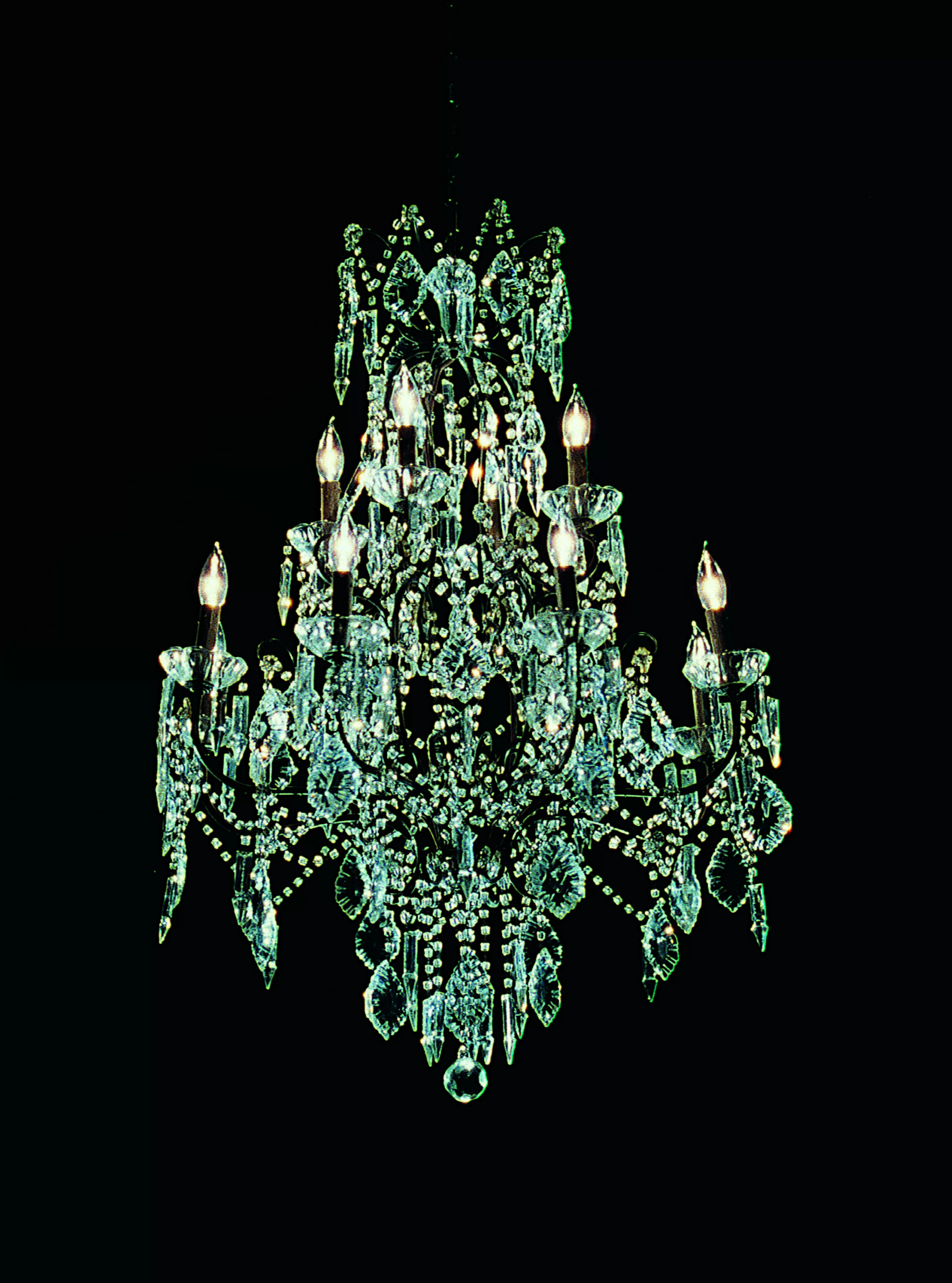 Torqued Chandelier Release by Rodney Graham