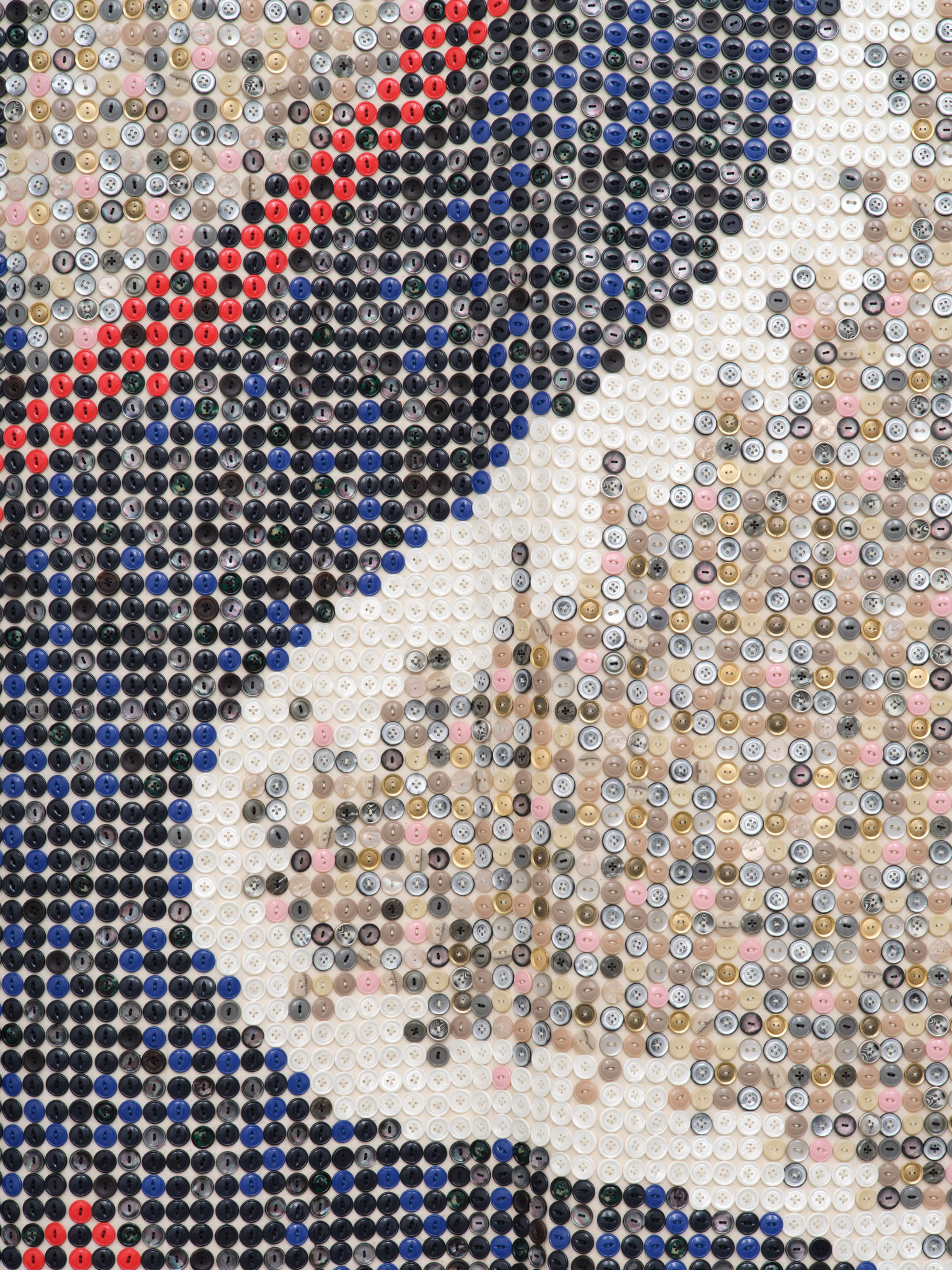 Ai Weiwei China Flag buttons